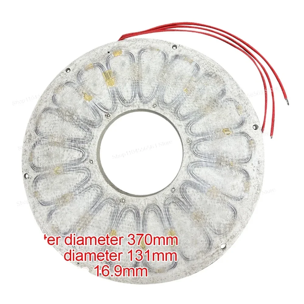 ​​High-Power Ironless Disc Generator, Low-Resistance Stator Coil for High-Efficiency DIY Wind Power & Hand-Crank Applications