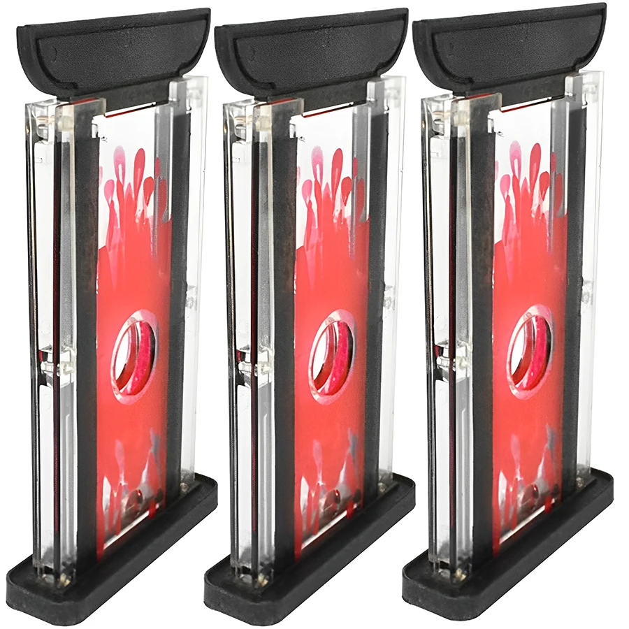 Jouets magiques Guillotine au doigt, 3 pièces, jouets créatifs pour fête magique, gros plan, Performance effrayante, farces, faux hachoir au doigt, jouets magiques