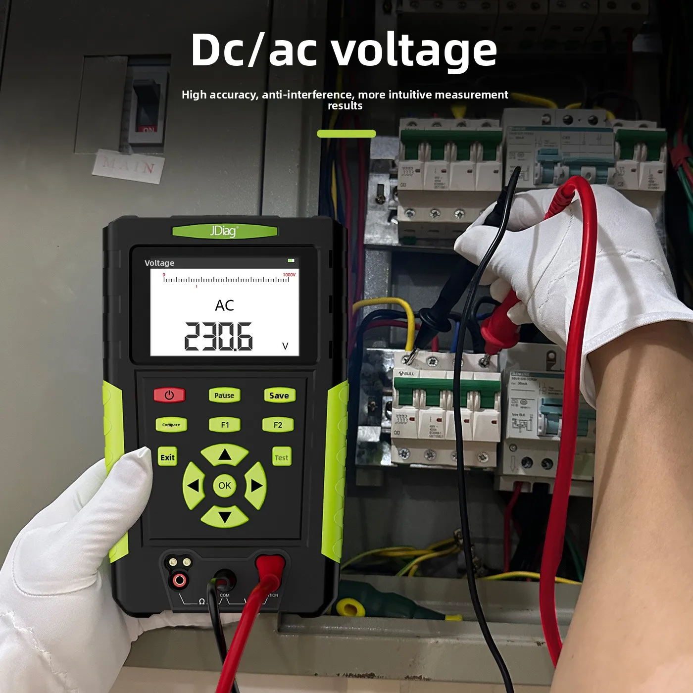 Megohmmeter 1000V High Accuracy Insulation Resistance Tester Multi-Parameter Electrical Meter Diagnostic Insulation Measuring