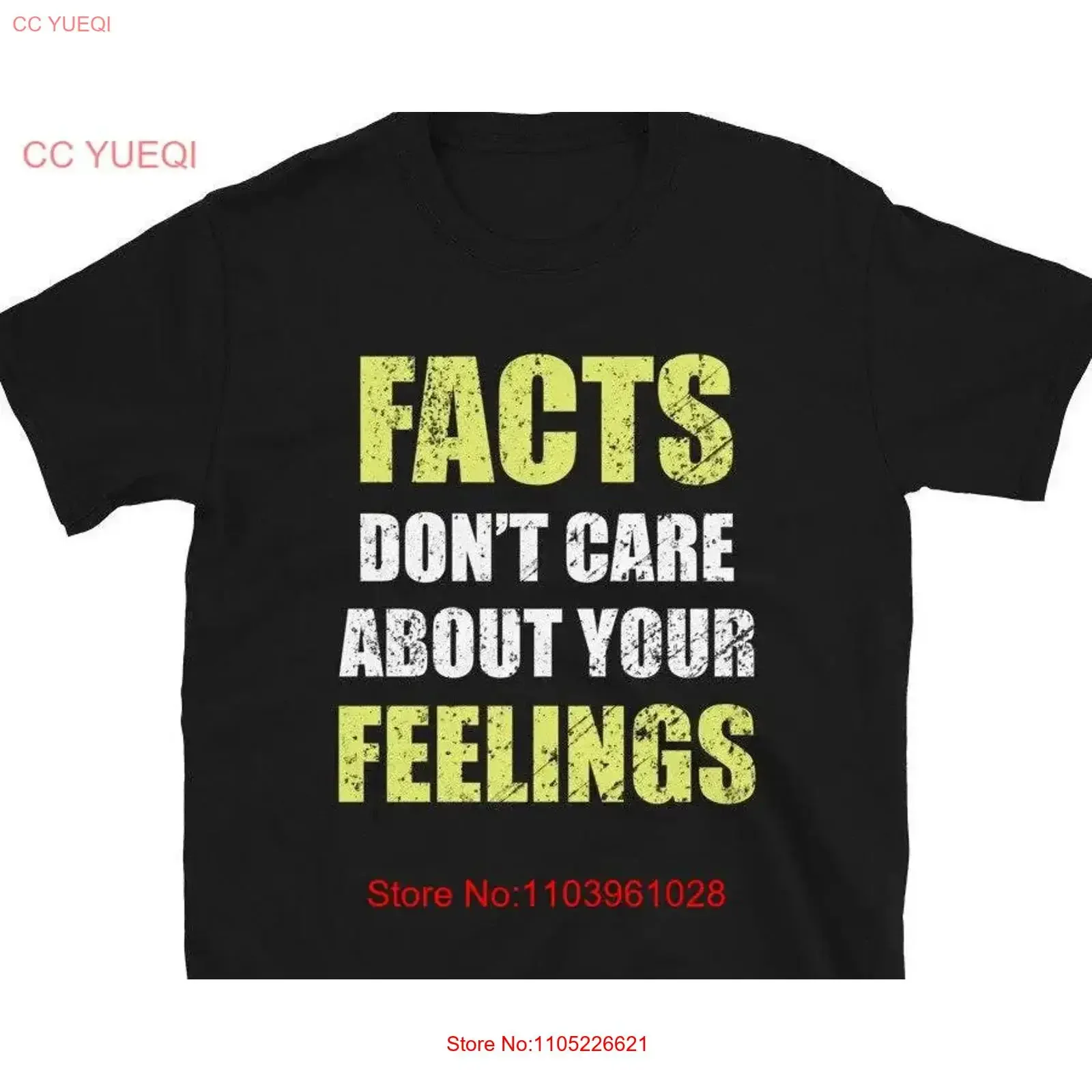 Facts Don't Care About Your Feelings Tom MacDonald T Shirt Counter Culture Fake Woke Lyrics Ben Shapiro Quote Hang Over Gang