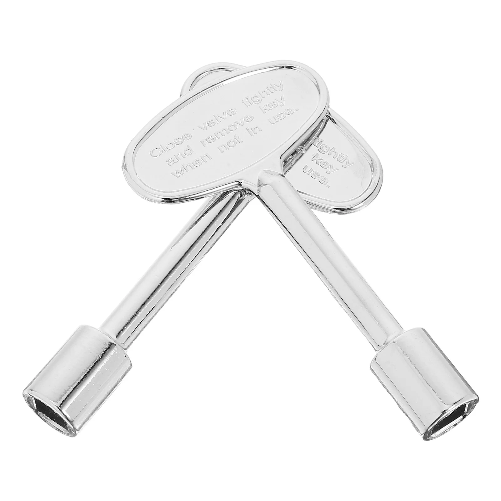 

2Pcs Gas Valve Key Zinc Alloy Universal Fireplace Replacement Polished Metal Outdoor Fire Pit Valve Key