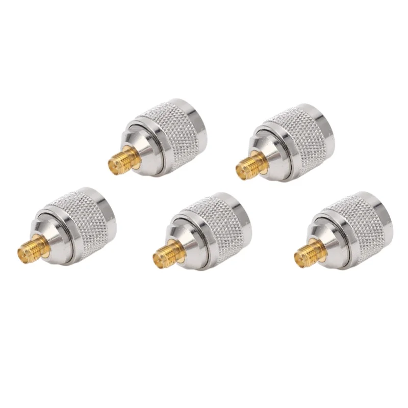 5Pcs RF Coaxial Cable Adapter N Male To SMA Coax Line Connector Accessory Set Kit