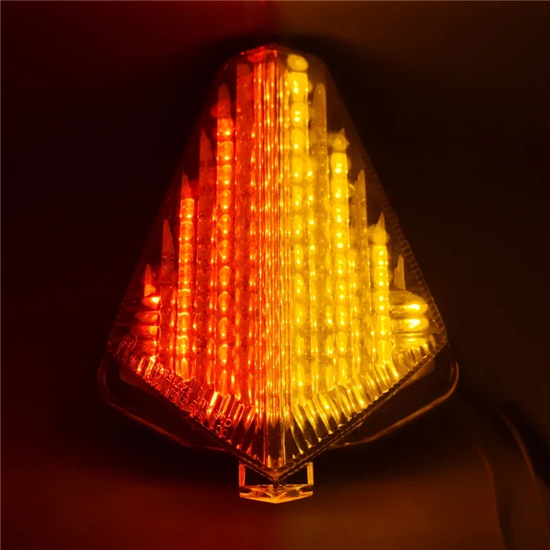 waase For Yamaha YZF R1 2007 2008 E-Mark Tail Light Brake Turn Signals Integrated LED Stop Light
