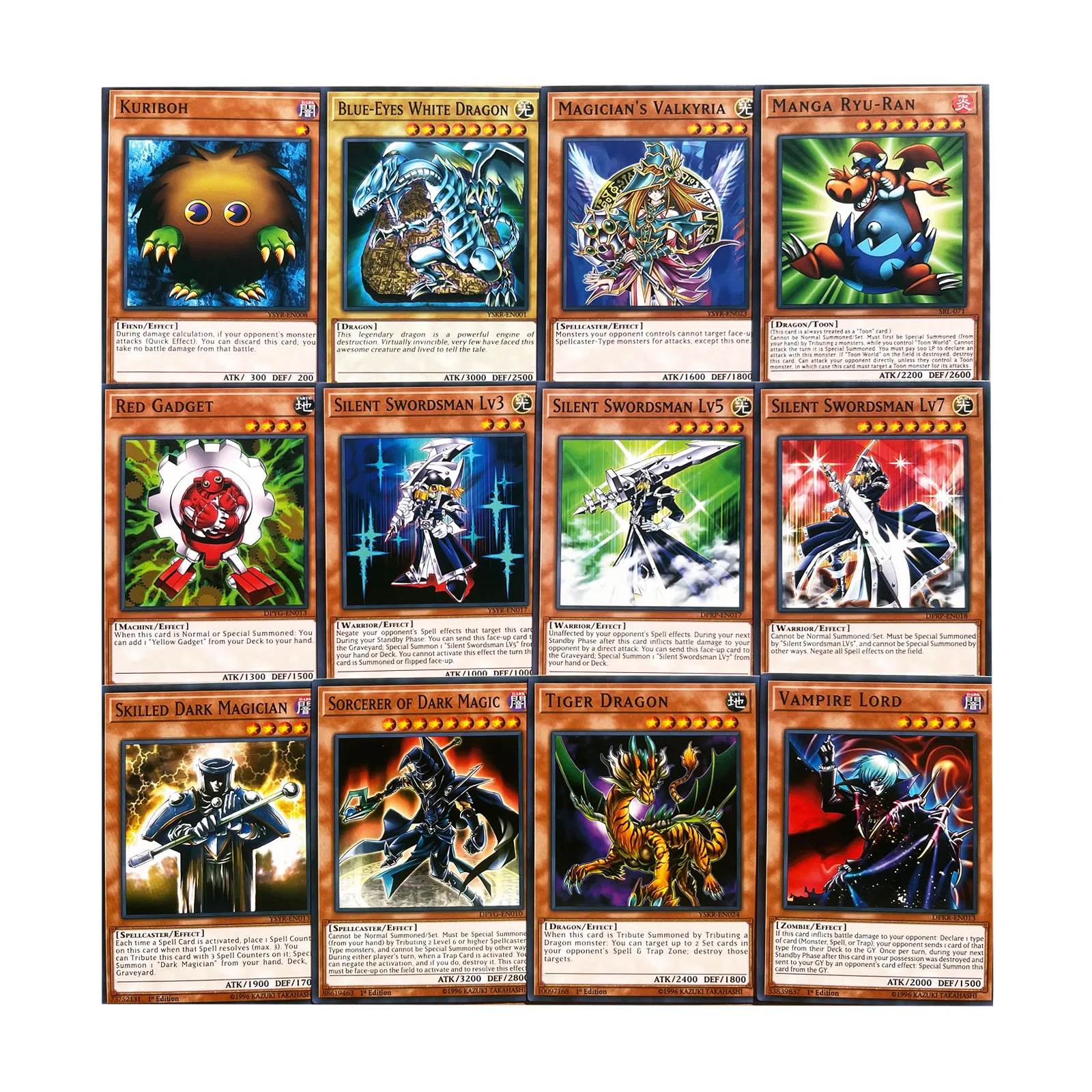 66PCS Yugioh Cards Yu Gi Oh Card English Duel Links Game Card