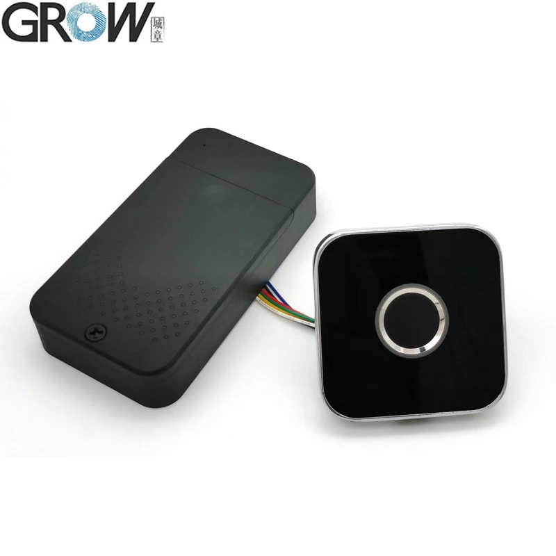 GROW DC6V 4*AAA Battery Case K236-A+R502-AW Fingerprint Control Board Admin/User Fingerprint For Door Access Control System
