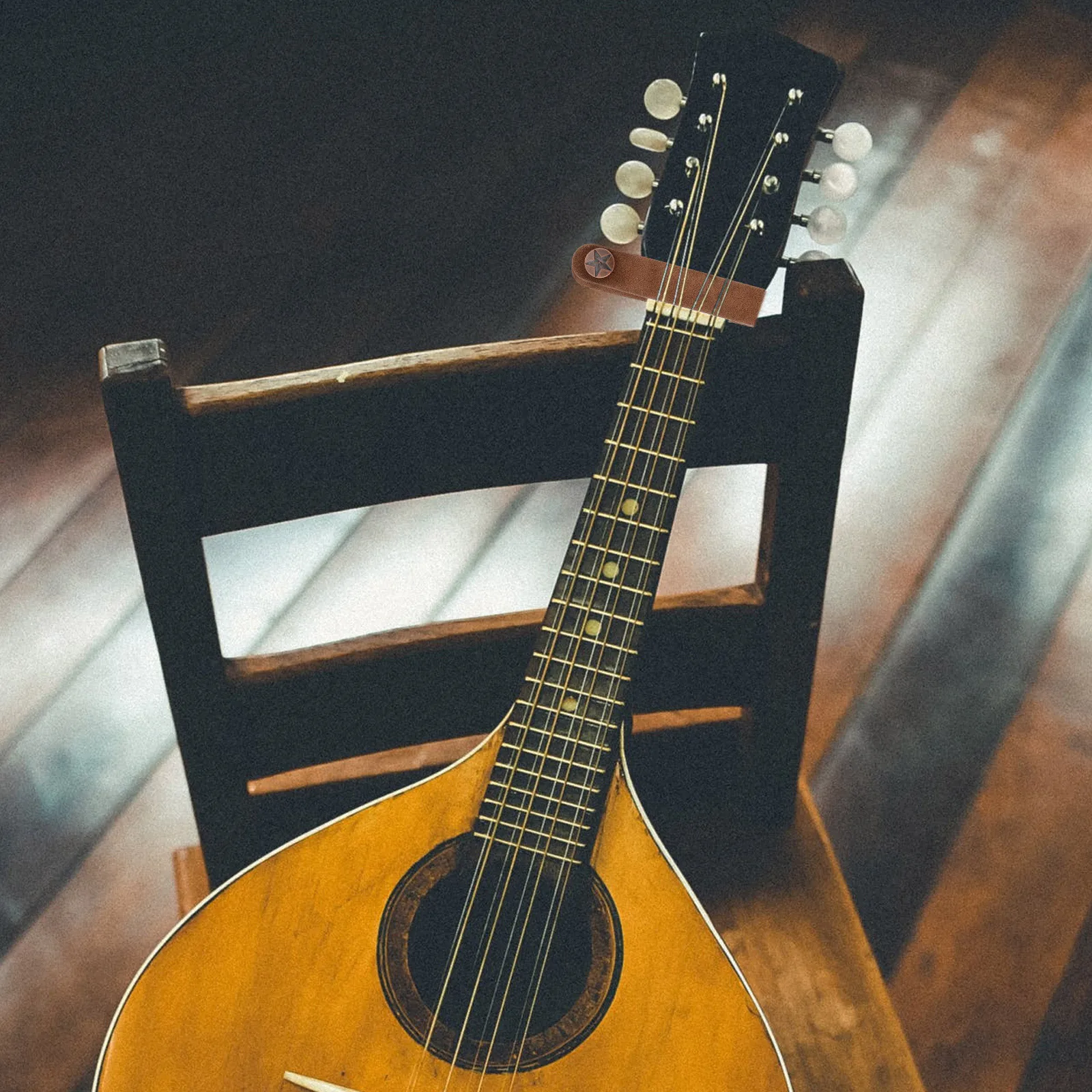 

1Set Guitar Neck Strap Connectors for Acoustic Electric Bass Ukulele Headstock Straps Secure No Scratch