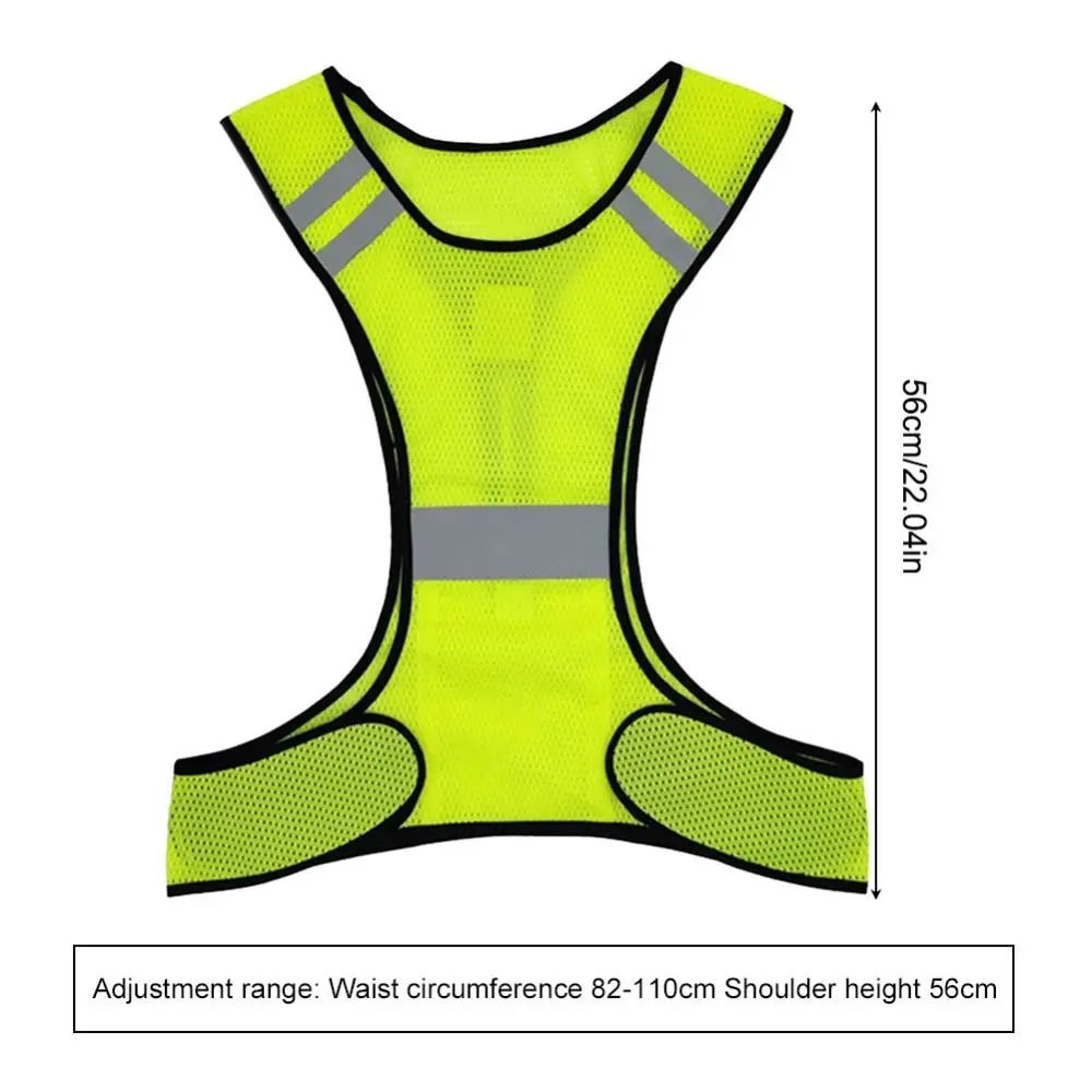 High Visibility Reflective Safety Vest Breathable Fashion Motorcycle Riding Waistcoat Comfortable Wear Resistant