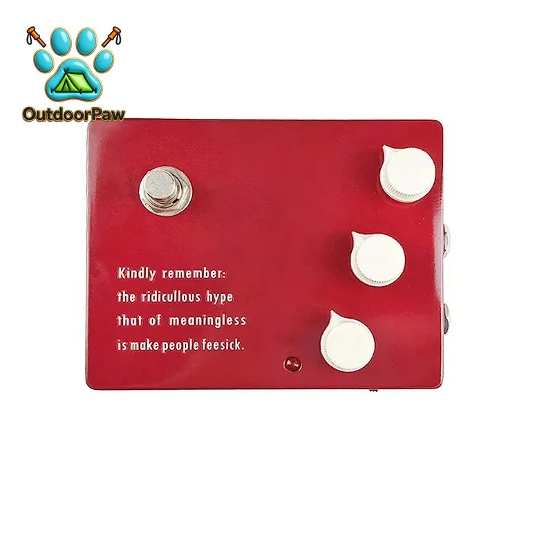 Guita Effector Red Horse Overload Rock Single Block Original Clone Effector