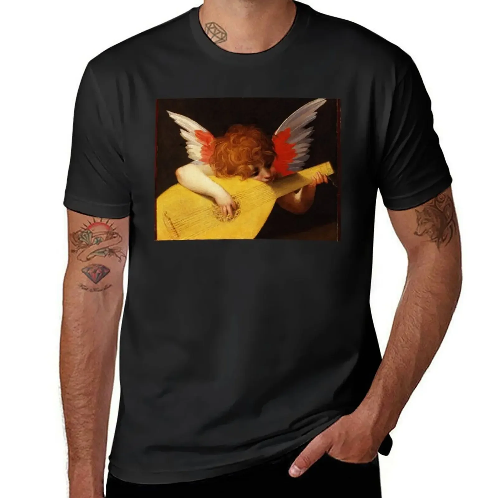 Rosso Fiorentino - Musical Angel T-Shirt funny gifts tshirts personalised anime shirt mens fashion