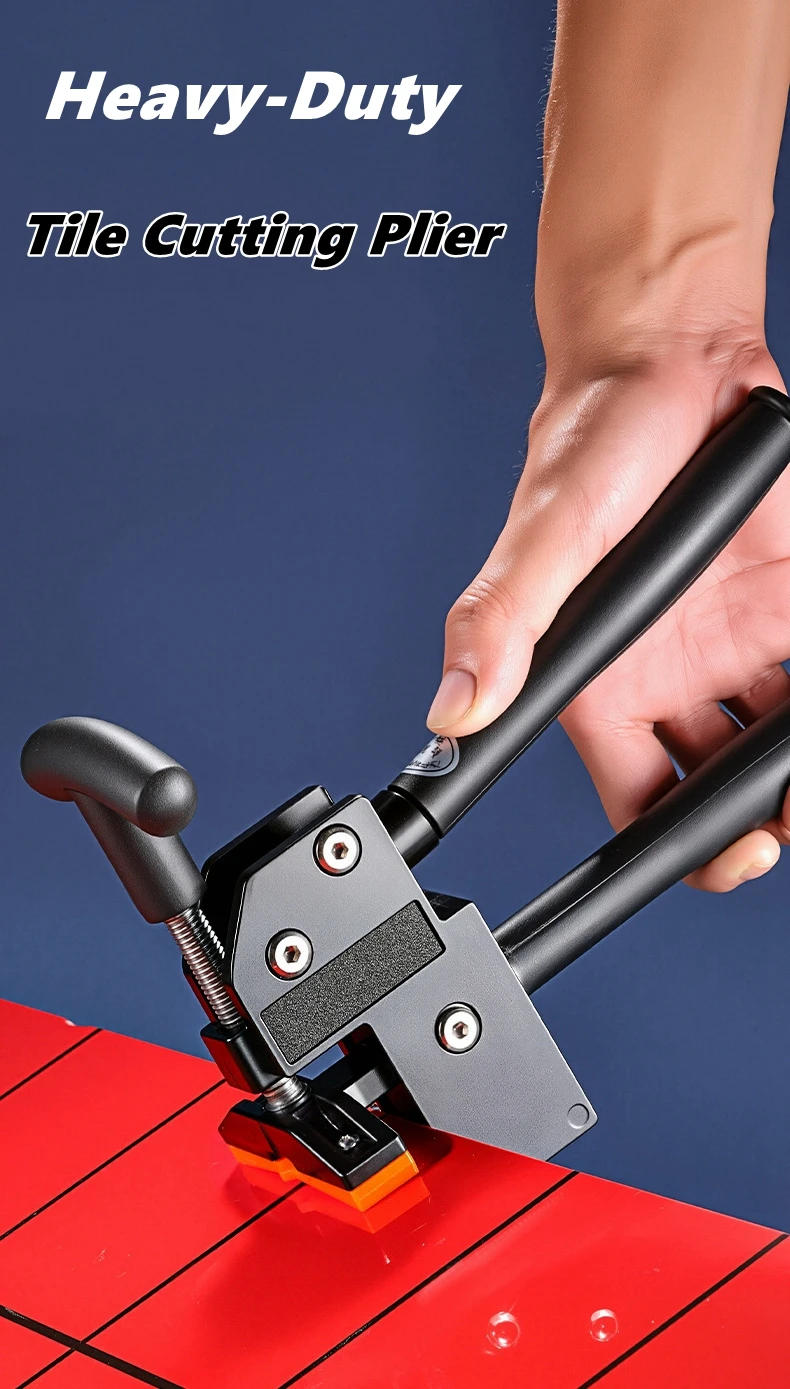 Fliesenschneide-Brechzange, manuell robuster Fliesenöffner mit Torsionsgriff, Keramikfliesensplitter für Fliesenkeramik – Detail 1