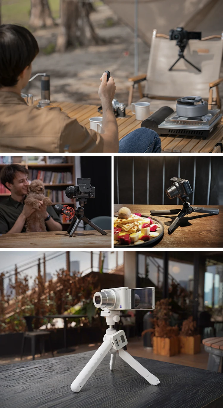 PGYTECH MANTISPOD PRO Mini Camera Statief Stand, Vlog Statief Flexibel, Lichtgewicht, 7 Modes Kleine Reis Video Camera Statief voor Smartphone iPhone/DSLR, Canon, Sony, Nikon