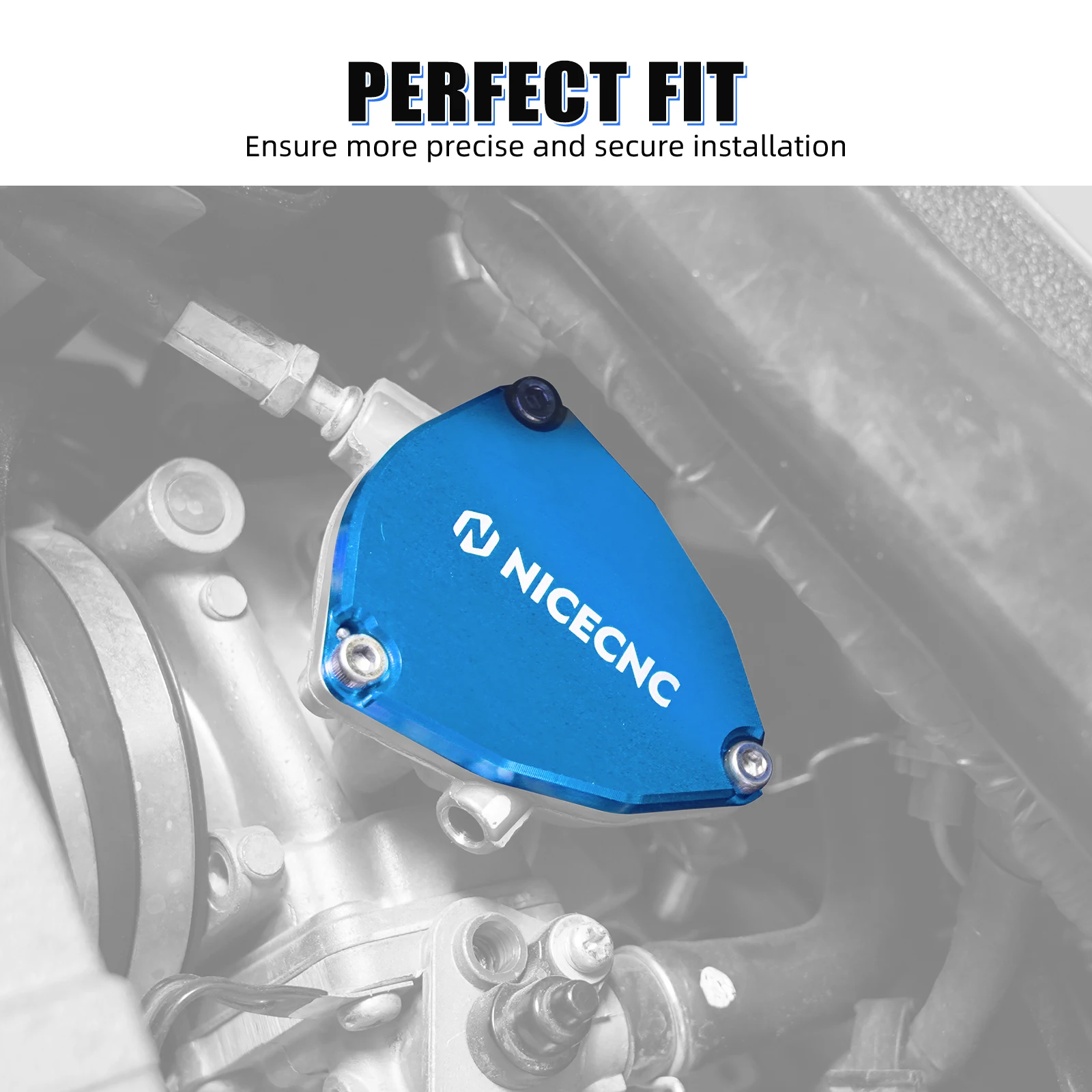 NICECNC ATV Throttle Body Cover Cap Guard For Yamaha Raptor 700 2012-2023 Raptor 700R 2016-2024 2019 Raptor700 700 R Aluminum