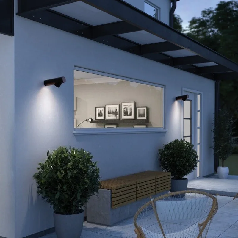 SANDYHA Modern LED Wall Lamp Unique Stylish Design Indoor Outdoor Perfect Lighting Bedroom Living Room Foyer Hallway Accent