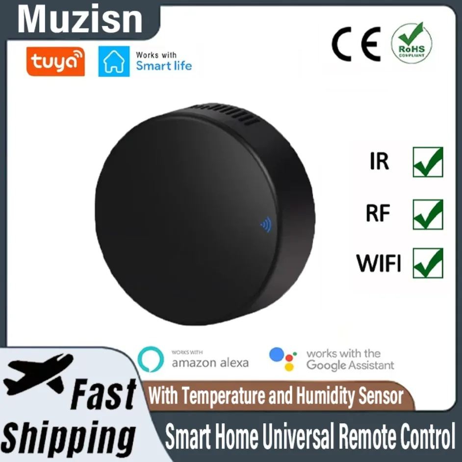 للمنزل الذكي عبر الحياة الذكية لمكيف الهواء جميع دعم التلفزيون Alexa، Google Home Tuya WiFi RF IR التحكم عن بعد 433 ميجا هرتز/315 ميجا هرتز