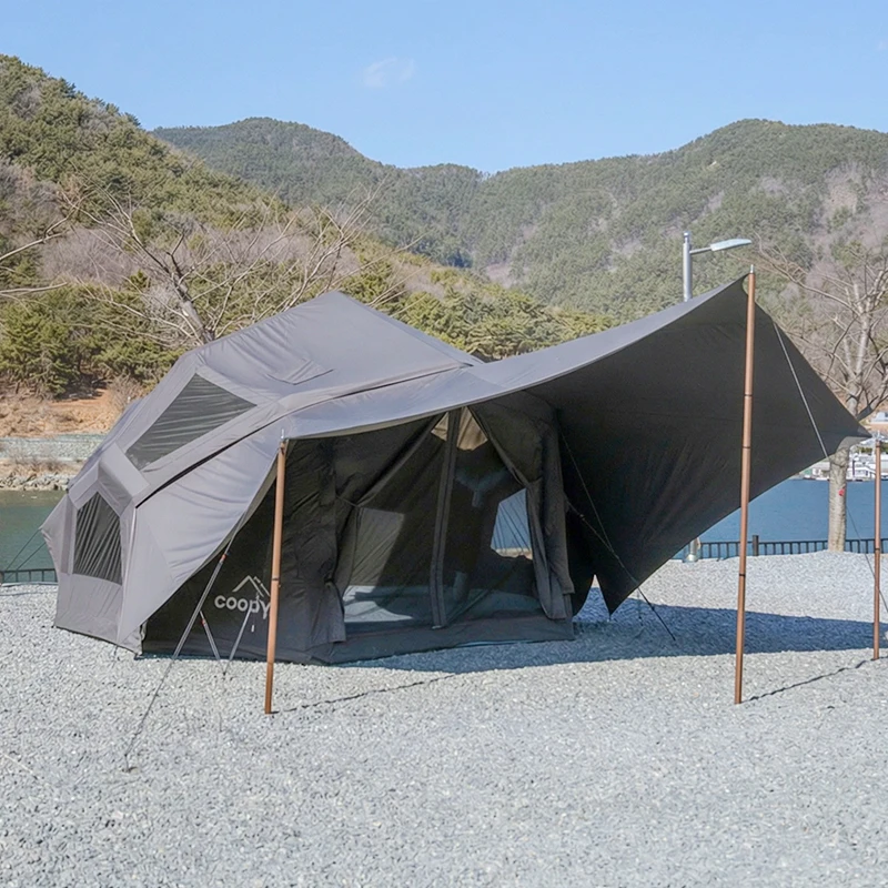 Gray Coody Bestona Air Tent Portable Inflatable Family Tent For Outdoor Camping Trips