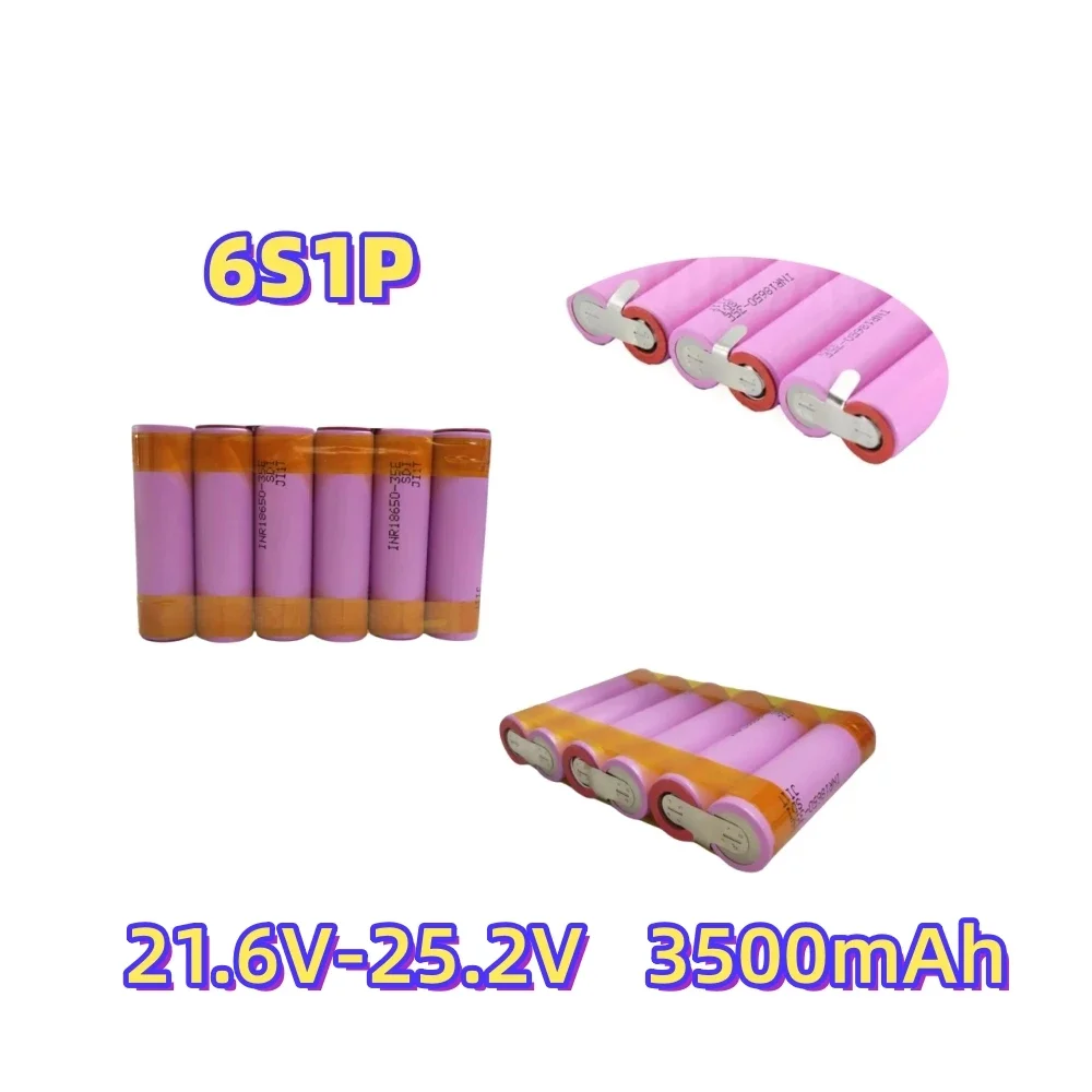 18650 rechargeable battery 35E 3.7V 3500mAh 2S 3S 4S 5S 6S   Lassen Battery