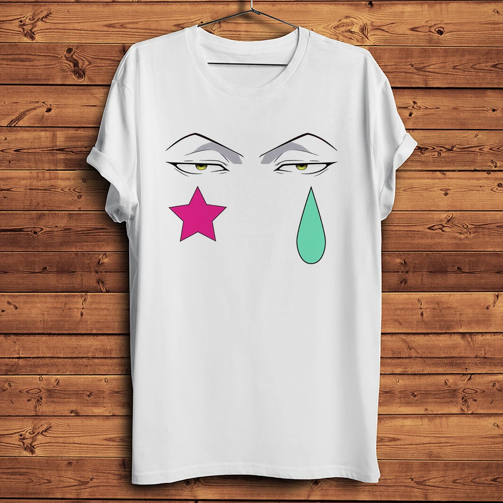 Hunter Hisoka Morow camiseta divertida de Anime para hombre, camisa informal de Manga corta, ropa de calle transpirable diaria, Unisex