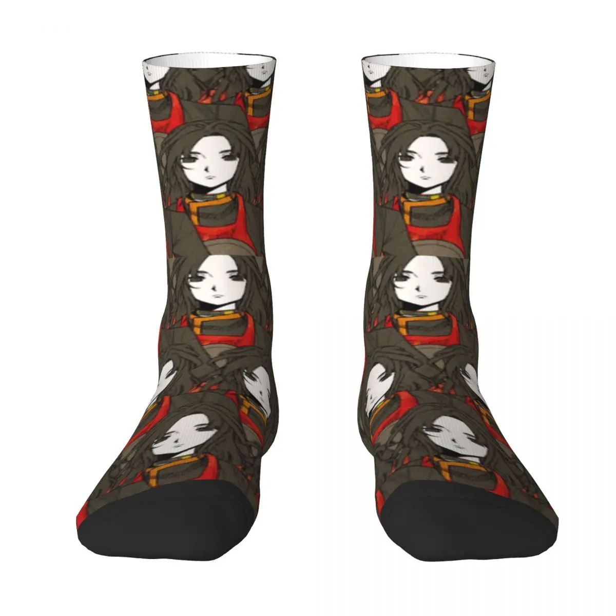 Shin Tsukimi Your Turn To Die Kai Satou Men Women Socks Cycling Novelty Spring Summer Autumn Winter Stockings Gift