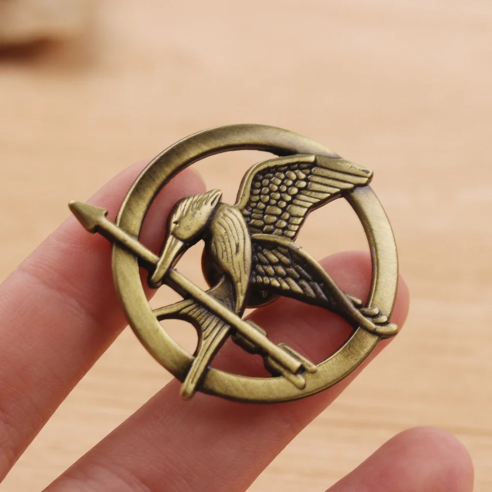 Fashion Trendy Jewelry The Hunger Games Popular Punk Vintage Style Birds Brooches Universal Costume Jewellery Accessories