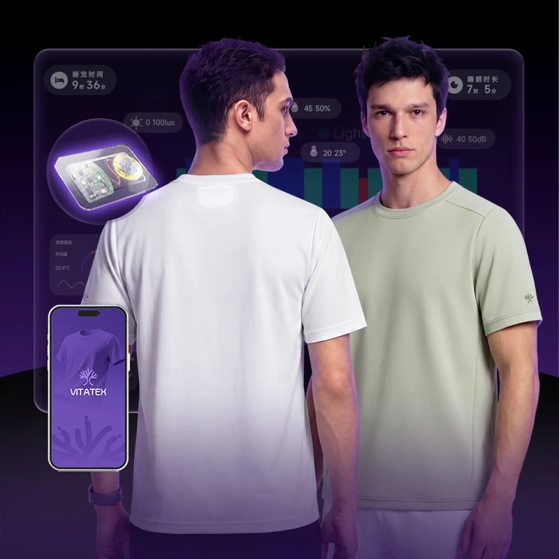Supield Smart AI T-Shirt | All-Day Health, Sleep & Sports Monitoring | Ultra-Soft & Breathable