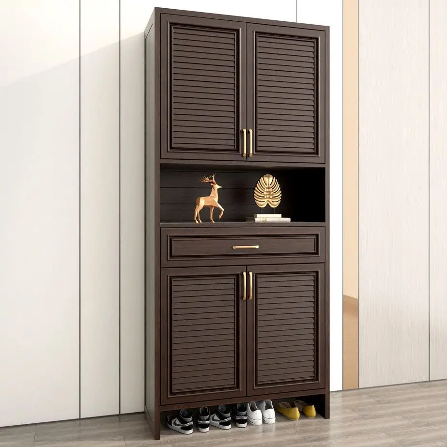 All-aluminum Alloy Shoe Cabinet, Modern Household Door Locker, Outdoor Outdoor Waterproof And Sunscreen Balcony, Large-capacity