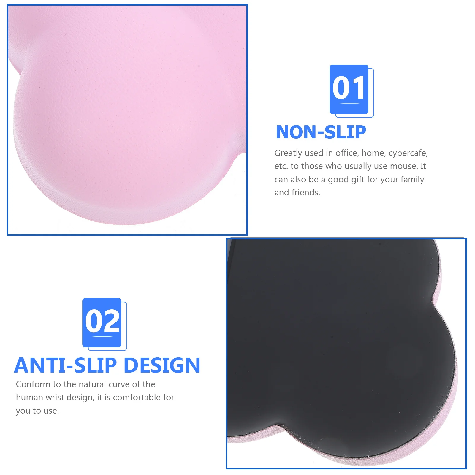 

Memory Foam Mouse Wrist Rest Soft Elastic Cushion Ergonomic Office Computer Mousepad Wrist Support Mouse Pad Gaming