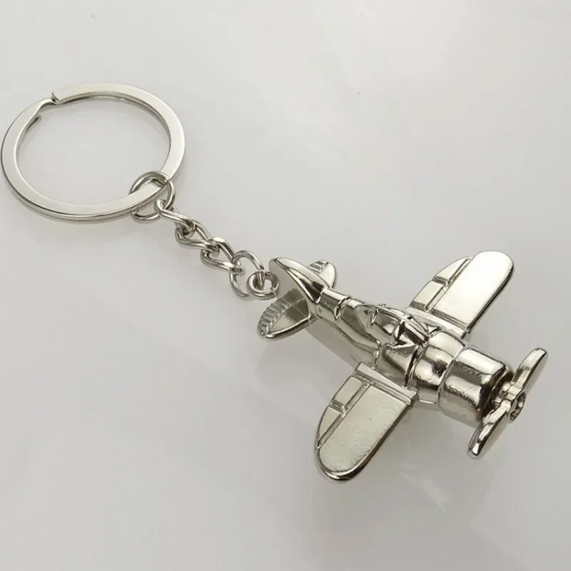 Cute Aviation Air Plane Keychain Aircraft Air Combat Enthusiasts Keychain Lover Gift High Quality Keyring Wholesale 1Pcs