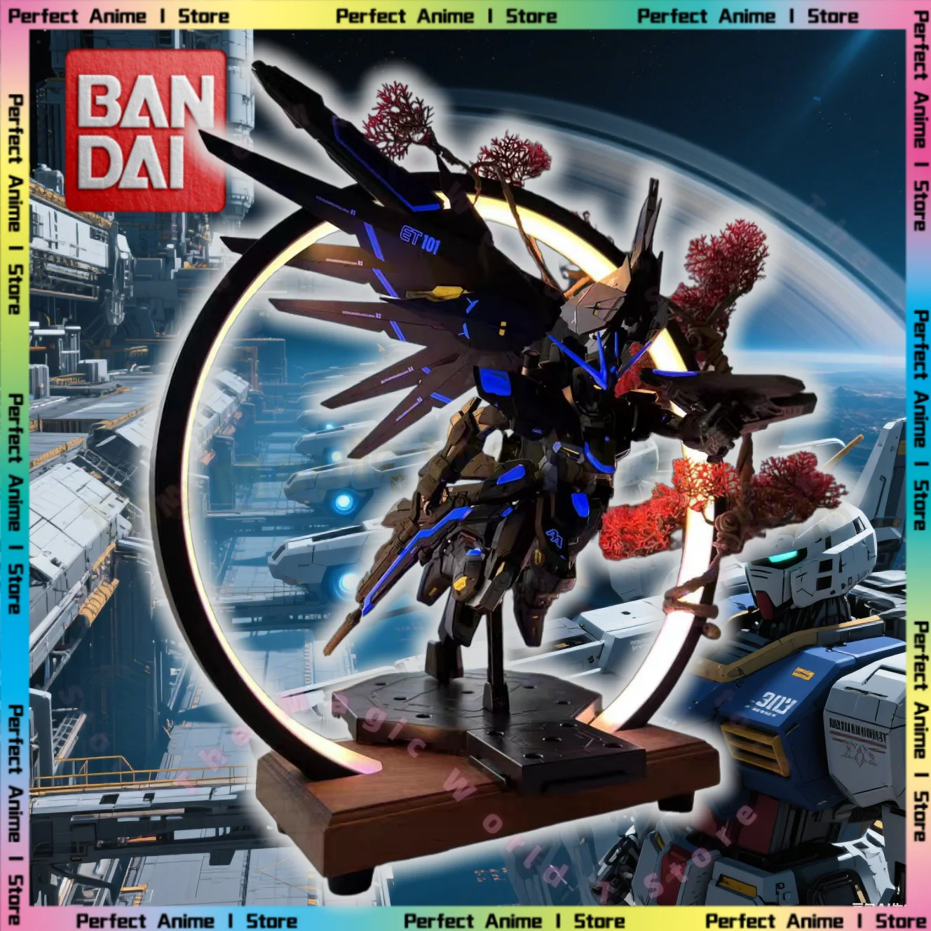 جاندام المنتج النهائي بانداي موديل MG Free 2.0 Gundam نموذج تغيير اللون أسود فينيكس OEM عمل فني مخصص