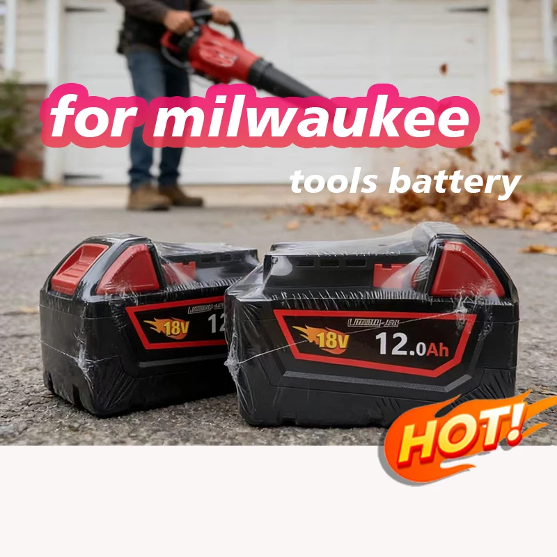 

НОВАЯ аккумуляторная батарея Milwaukee M1818V 12.0 Ач, готова к использованию, высокая мощность, длительное время работы, совместима со всеми инструментами серии M18.