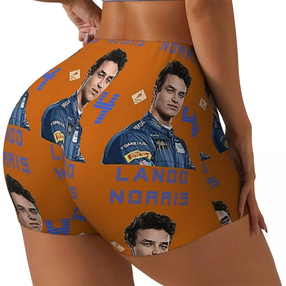 

Custom "Lando Norris - LN4" - от P FashionArt Женские шорты для бега в тренажерном зале Спортивные шорты для волейбола Байкерские шорты для йоги