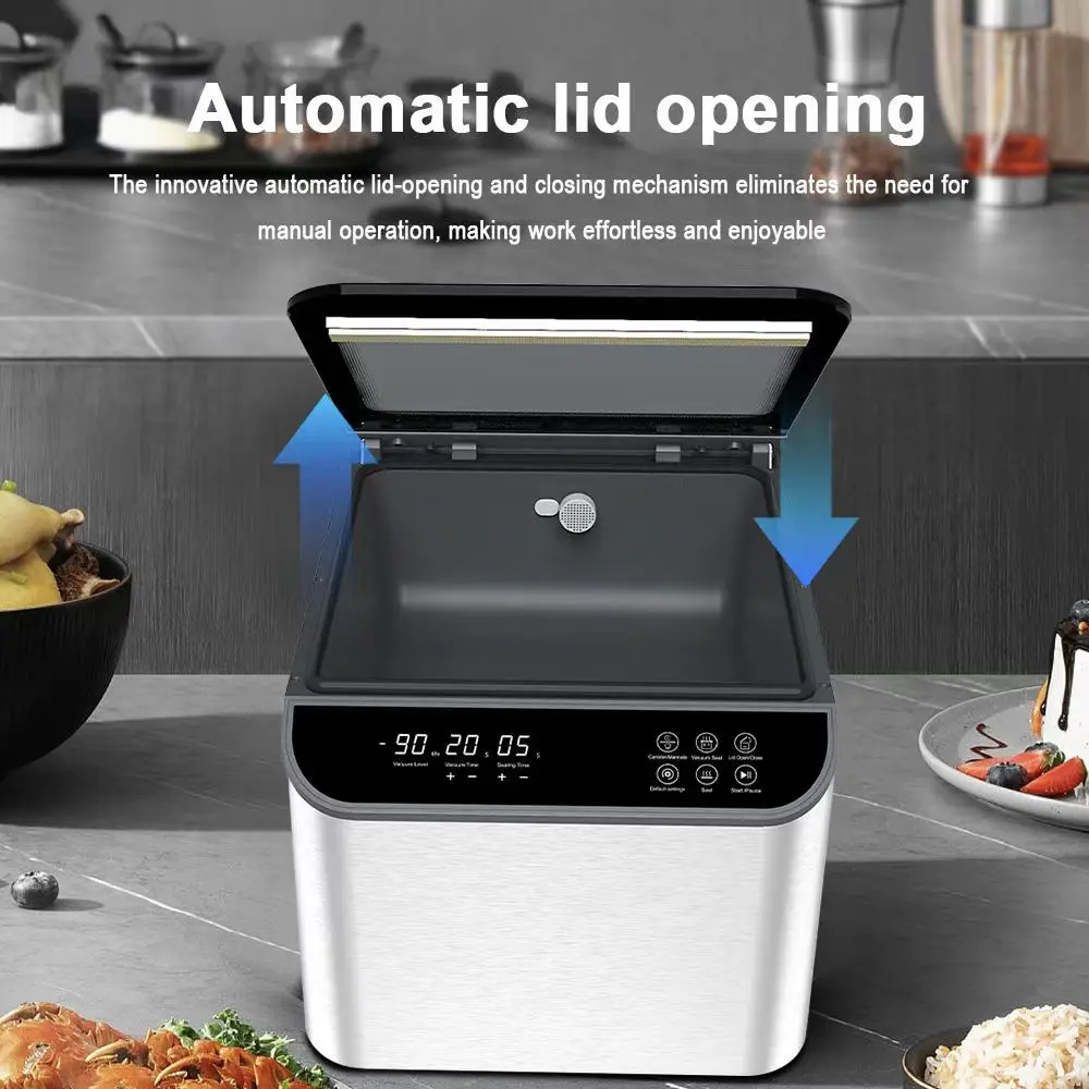High-End Commercial Small Type Electric Vacuum Sealer Machine for Wet and Dry Food