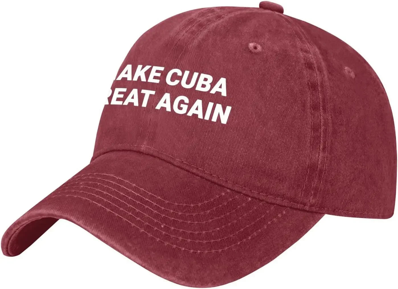 Custom Hat Make Cubas Great Again Hats For Men Classic Washed Distressed Baseball Caps