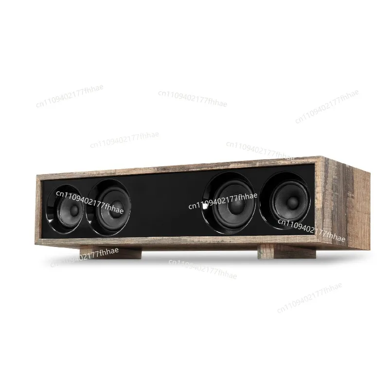 Wood Bluetooth Audio, Desktop Computer Speaker AUX Integrated Audio, High Power, Large Volume, Long Strip, High Sound Quality