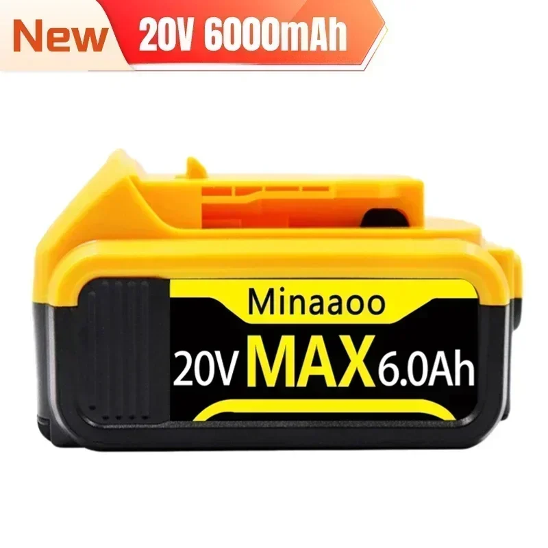 

20V 6000mAh rechargeable Lithium Battery MAX For Dewalt 18V DCB184 DCB200 DCB182 DCB180 DCB181 DCB182 DCB201 DCB206