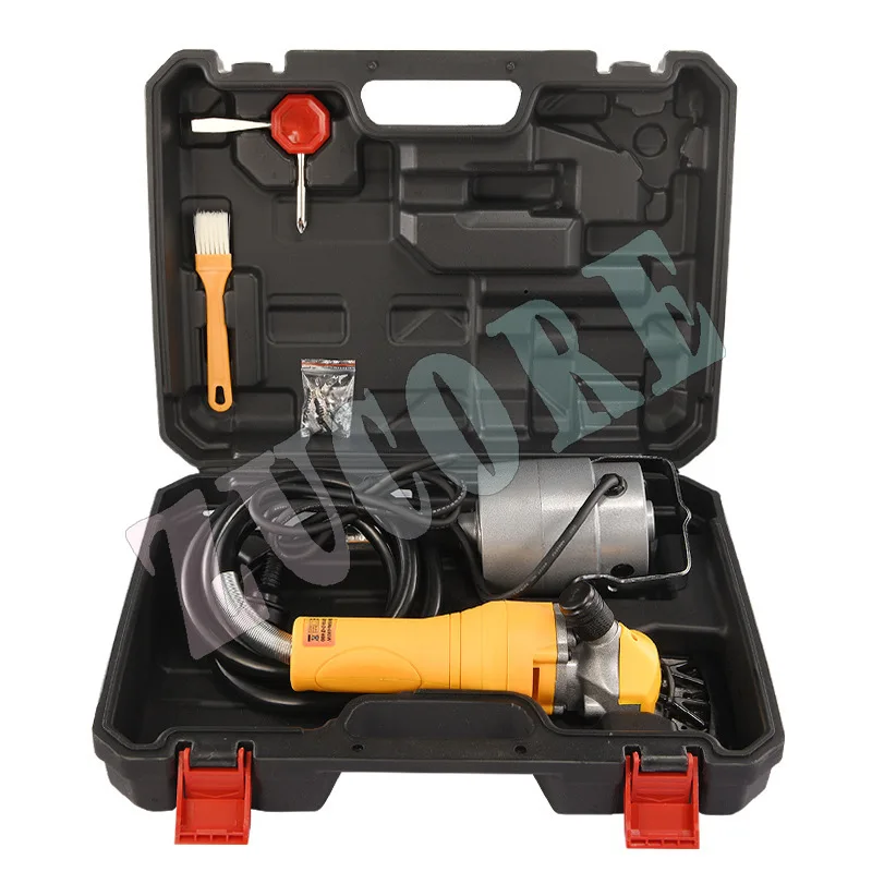 Máquina de cortar ovelhas elétrica de alta potência 1000W Kit de máquina de corte de gado com 13 dentes