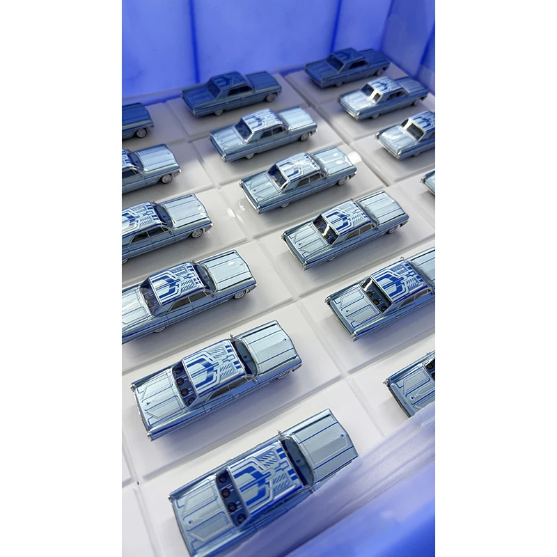 

MK литой под давлением масштаб 1:64, 1963, винтажный автомобиль в американском стиле, модель автомобиля из сплава для взрослых и мальчиков, коллекция украшений, подарок, статический дисплей