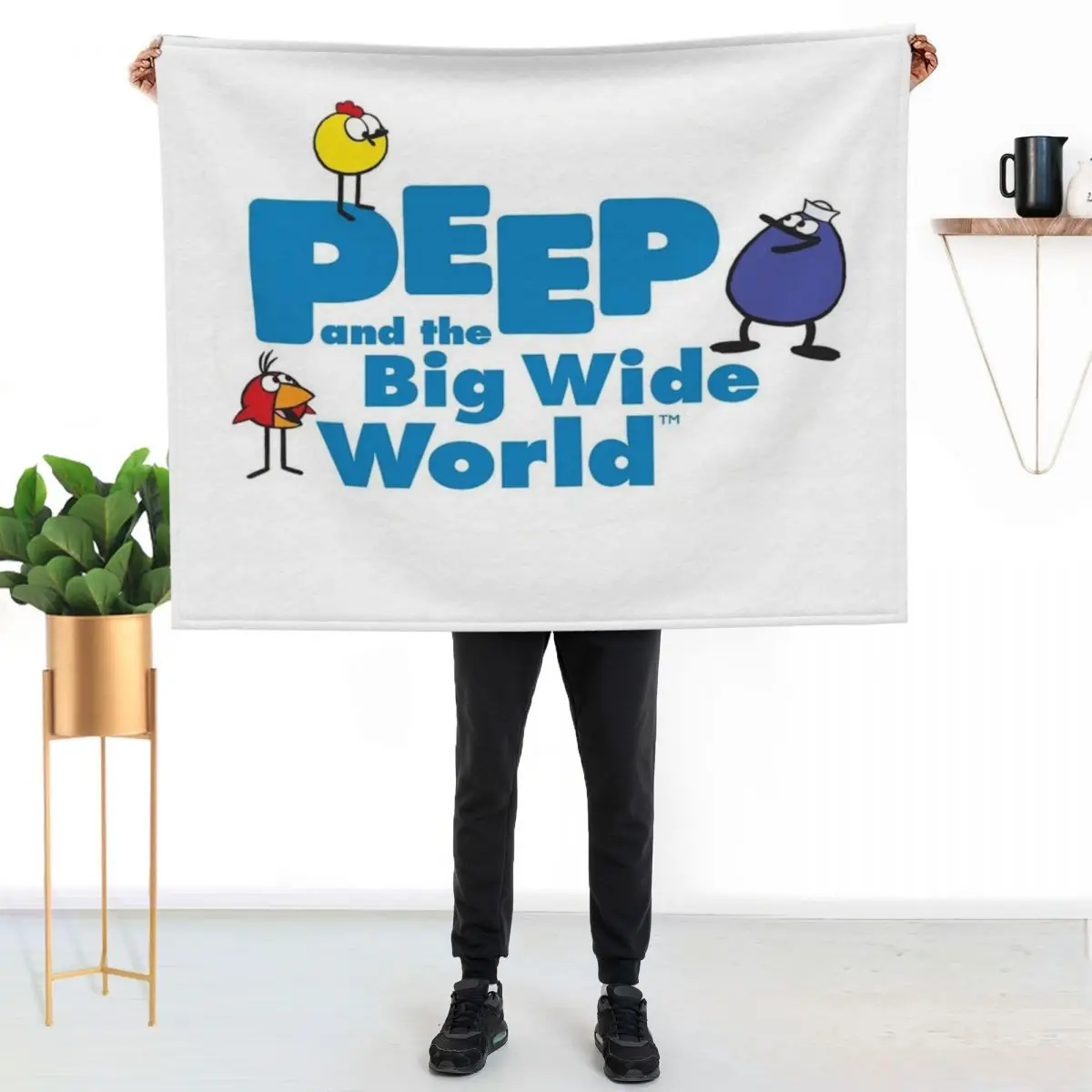 Peep and the Big Wide World Throw Blanket Heavy Weighted For Sofa Thin Bed Fashionable Thins Decorative Sofa Blankets