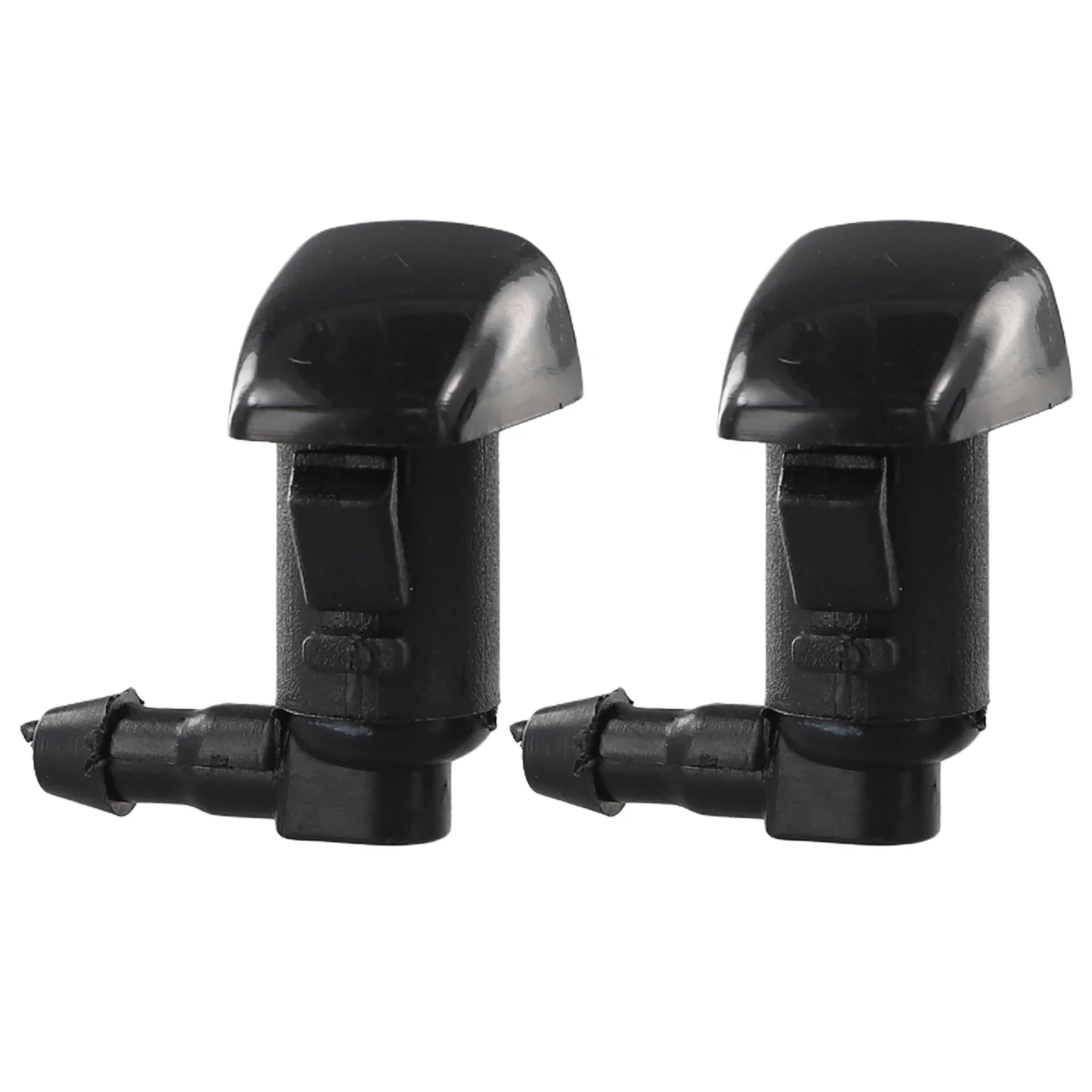 Water Jet Nozzle Washer Nozzle Accessories Washer Fluid Spray Windshield 2pcs ABS Plastic Black Jet Nozzle For Cruze 2011-2016