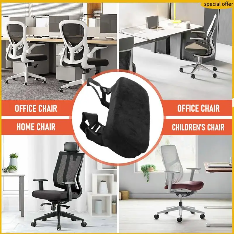 A50I 2 uds almohadilla para reposabrazos de silla espuma viscoelástica cómoda funda para reposabrazos de silla de oficina para codos