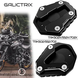 For Benelli TRK702X TRK 702 X 2022-2024 TRK502X TRK 502 X 2017-2025 TRK552X 2024 Accessories Kickstand Pad Foot Side Stand Plate