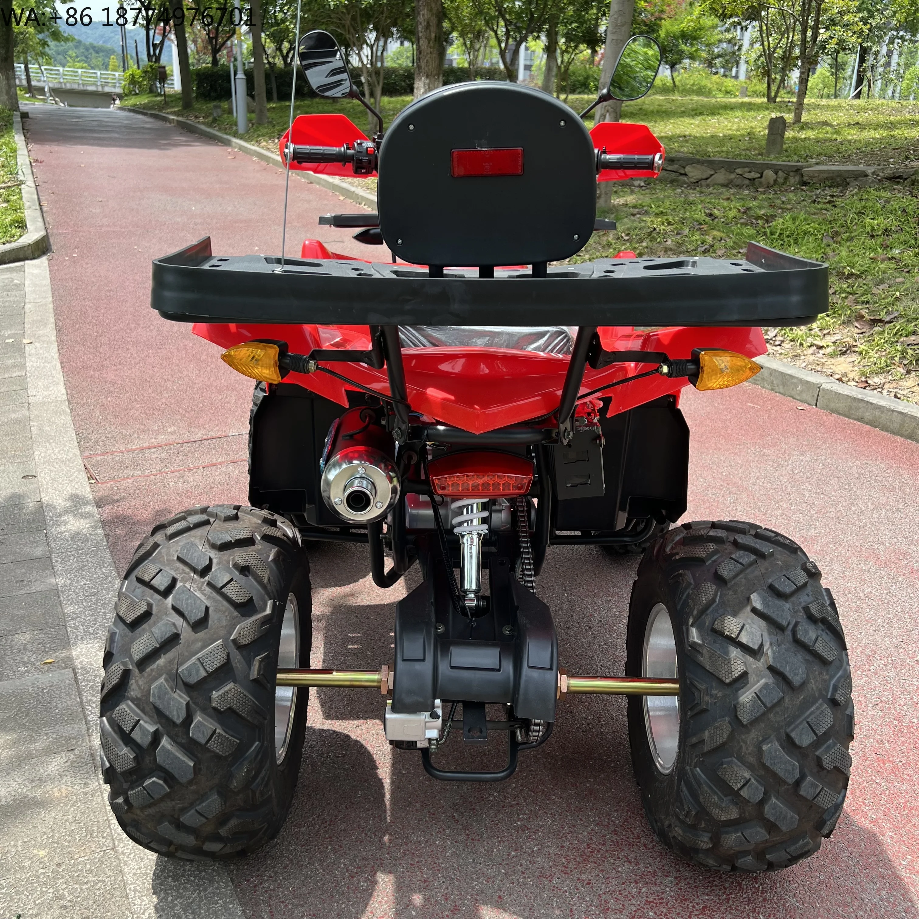 Automatic 4WD 4-Stroke 1-Cylinder 350cc ATV Water Cooling System with Shaft Drive Transmission System Electric Start 1000W Power
