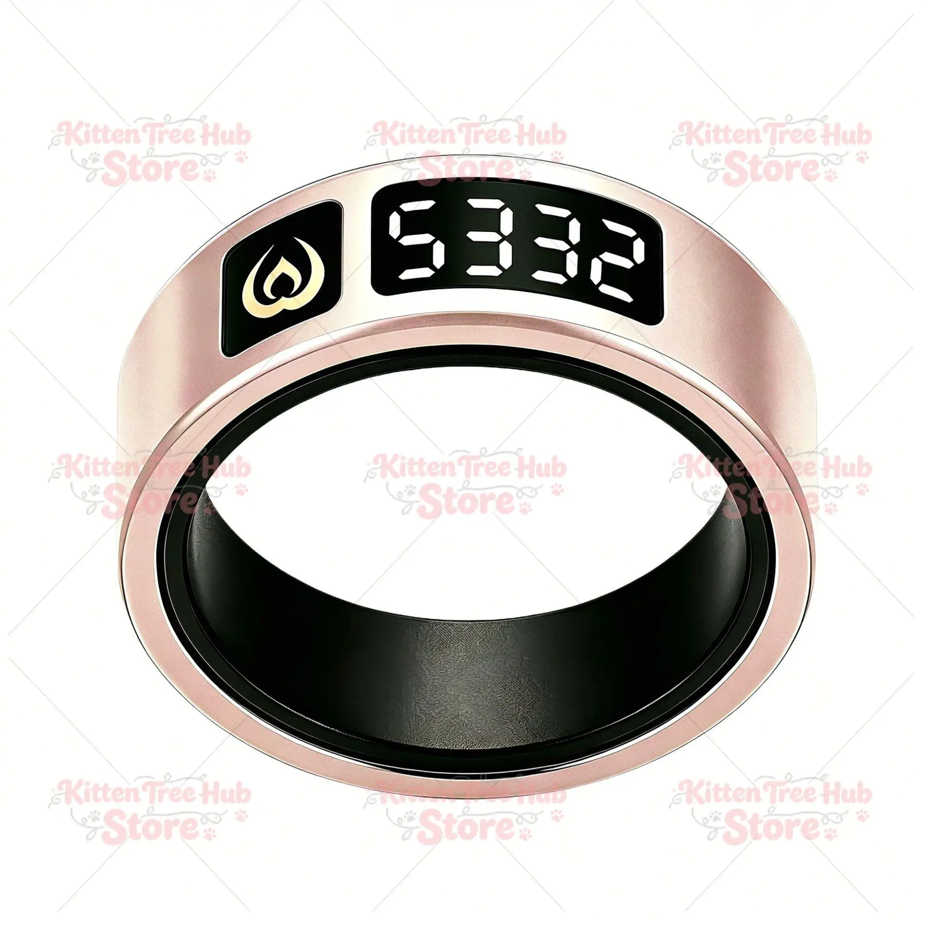 Smart Ring with  Control Bluetooth Counter Display