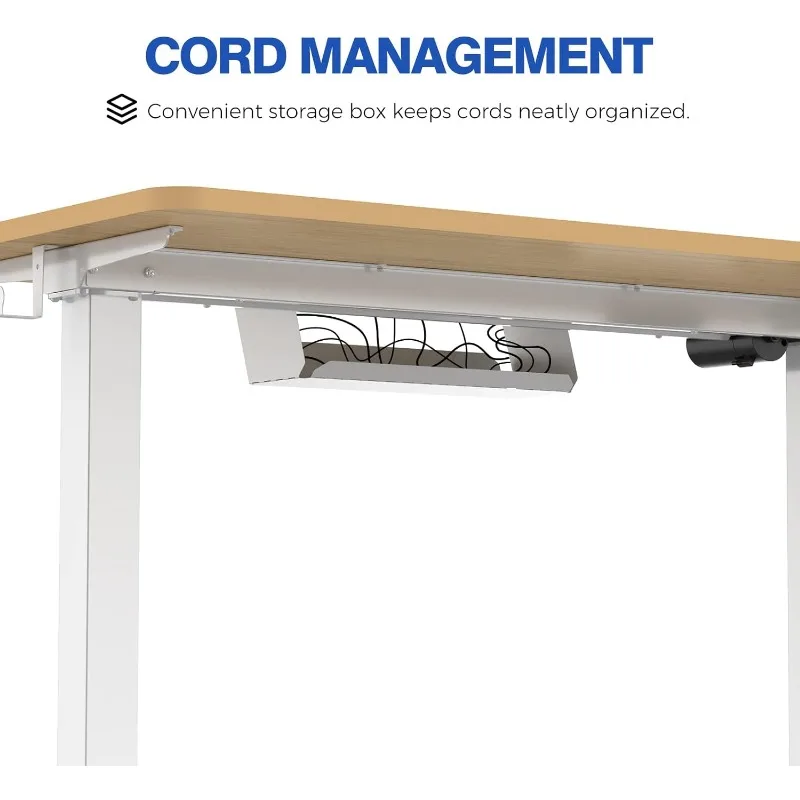 Flexigpot-Montagem Rápida Elétrica Sit Stand Desk, 40x24 Polegadas, Mesa Inteira, Mesas de Casa e Escritório