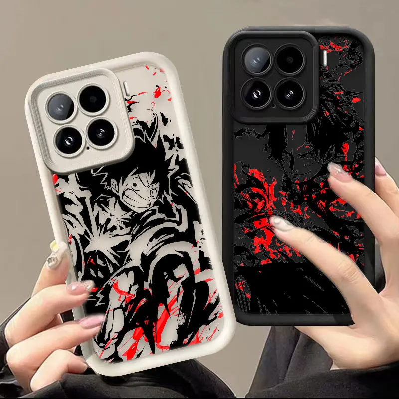 One P-Piece Comic Luffy ACE Cover Phone Case For Redmi NOTE 15 13 14 8 9 9S 10 10S 11 11S 11T 12 12S PRO PLUS TPU Case DIY Shell