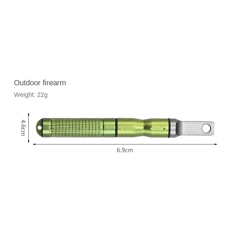 휴대용 야외 생존 방수 라이터, 모험 캠핑 담배 액세서리, 남성용 작은 선물 도구, 신제품