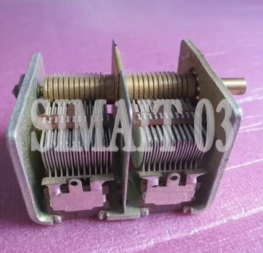 

Cb-2-365 Air Medium Dual Variable Capacitor Mineral Radio Electronic DIY