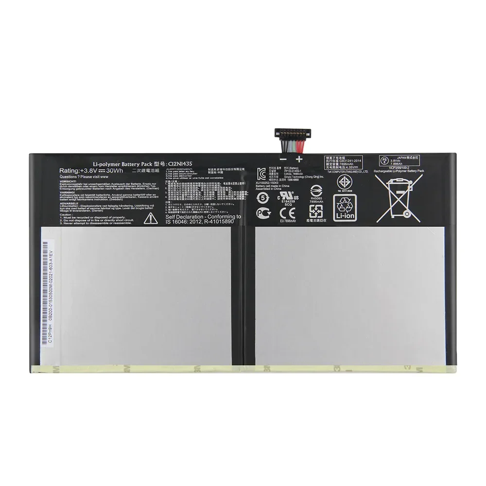 Replacement Battery C12N1435 For ASUS Transformer Book T100HA 7896mAh High Quality Batteries