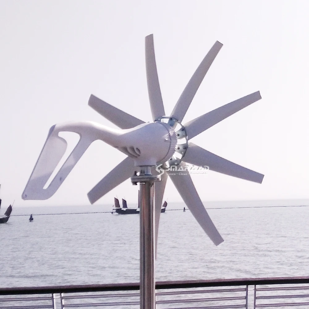 1000W 12V 24V 48V Free Energy Windmill Wind Power Wind Turbine Generator MPPT Controller 220V Inverter Solar Battery Home use