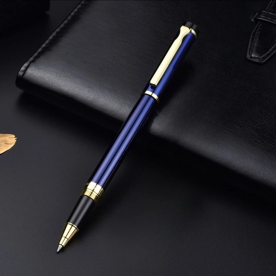 New-DUKE Ballpoint Pen Metal Business High-End Office Signature Stationery Black 0.7mm Gel Pen Kawaii Stationery School Supplies