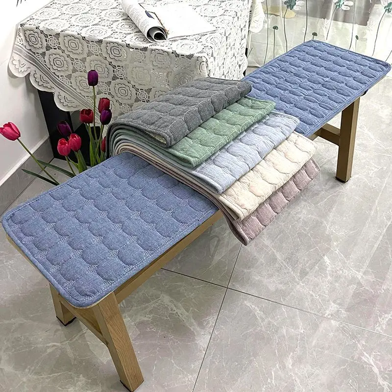 Four Seasons Long Bench Cushion Tea Table Bench Cushion Wooden Bench Sofa Seat Cushion Chair Block Seat Shoe Stool Cushion